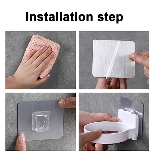 Suporte para secador de cabelo montado na parede Armazenamento de banheiro doméstico Suporte para pe