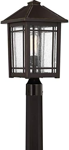 Quoizel Cedar Point 1-Light Palladian Bronze Outdoor Post Lantern