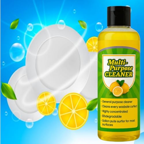 Image of All-Purpose Lemon Cleaner - Natural Citrus Power for Clean Surfaces, Multipurpose Lemon Cleaner (1)