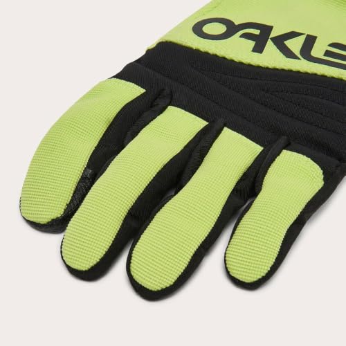 Oakley Mens Factory Pilot Core Glove, Black/Light Green, X-Large - image 3