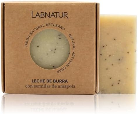 Labnatur Jabón Natural Leche de Burra Artesanal - Hidratante y An...