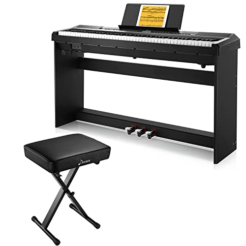 Donner DEP20 Beginner Digital Piano 88 Key Full Size Weighted Keyboard