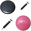 Stability Cushion + Pilates Ball, with Pump