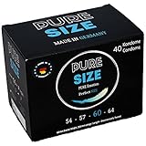 nominaler zinssatz  PURESIZE Kondome 40 Stück 60mm nominale Breite, 100% MADE IN GERMANY, PURESIZE PREMIUM