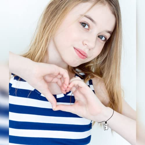 Truity Charm Bracelets Set,Good Luck Vibes Bracelet And Charm Card Friendship Bracelet For Women(4Pcs) #TOP4