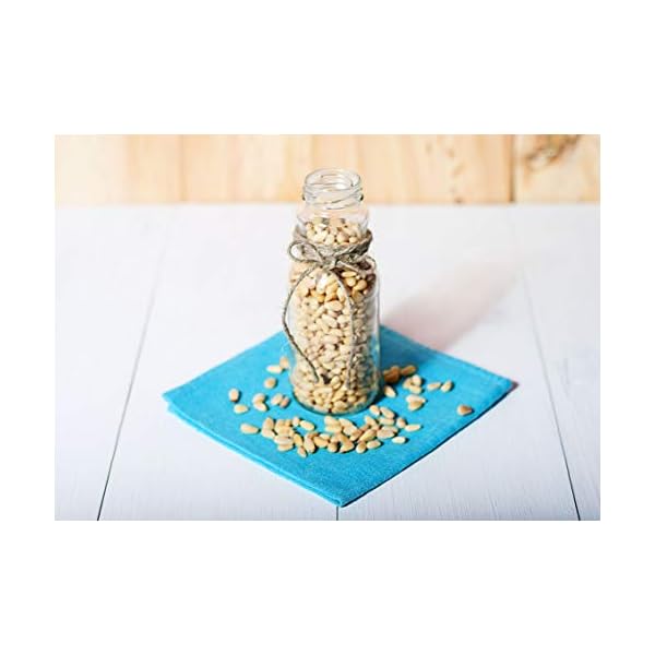 Organic Pine Nuts, 1 Pound – Non-GMO, Whole Raw Pignolias, Unsalted, No Shell, Vegan, Kosher, Bulk Snack. Rich in Vitamin E, Protein. Great for Pesto, Salads, Homemade Desserts, and as a Topping.