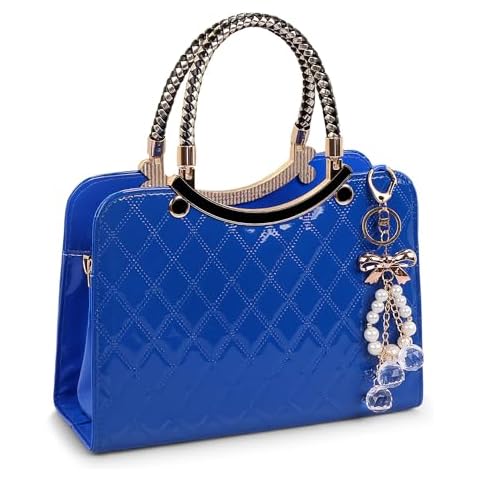 DEEVORCA Casual Crossbody Handbag with Pearl Pendant Cover