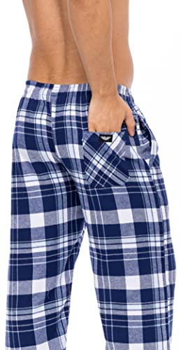 AMERICAN HEAVEN Men's 3 Pack 100% Cotton Flannel Lounge Pajama Sleep Pants4