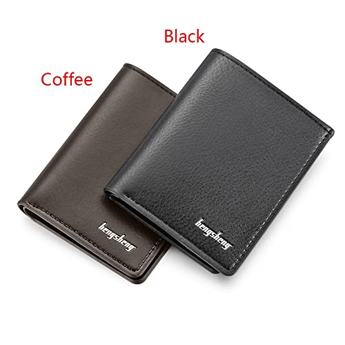Coin Purse Business Money Clip Multi-card Credit Men ID Card Holder(coffee)2