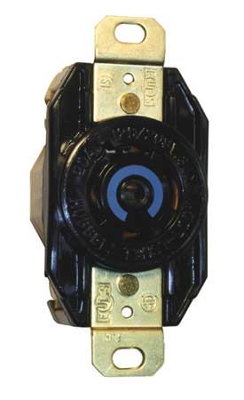 20A Twist-Lock Receptacle 4P 5W 277/480VAC L22-20R BK