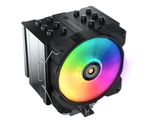 Cougar Forza 85 ARGB ventilador CPU 120mm refrigeración líquida aire iluminación placa base 2