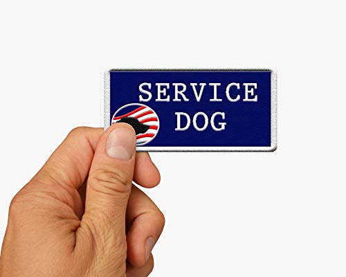 Workingservicedog.com Service Dog Sew On Patch - Includes Five Service Dog Law Handout Cards – For Service Dog Vest Or Harness #TOP7