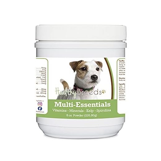 Healthy Breeds Parson Russell Terrier Multi-Essentials Powder for Dogs - an Ideal Supplement of Vitamins, Minerals & Antioxidants for Your Dog - 8 oz