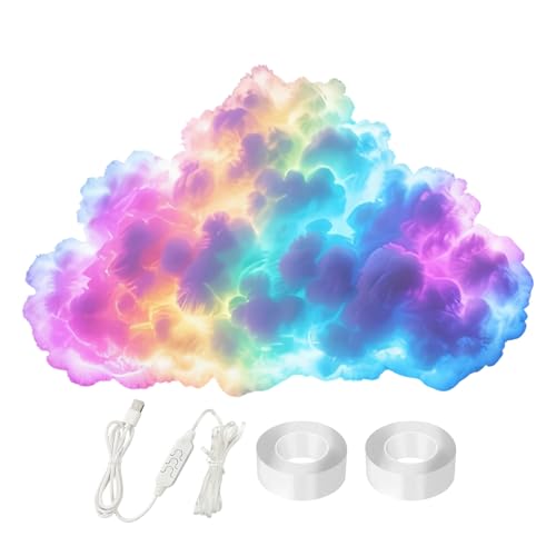 �_��LED�����v | �ʐ^3D �T���_�[�N���E�h USB ���C�g�Z�b�g |�����A���r���O���[���A�I�t�B�X�p�̉��y�������͋C���C�g | DIY Storm Clouds �p�[�e�B�[�z�[���X�^�W�I�ʐ^�B�e�p�����Ɩ�