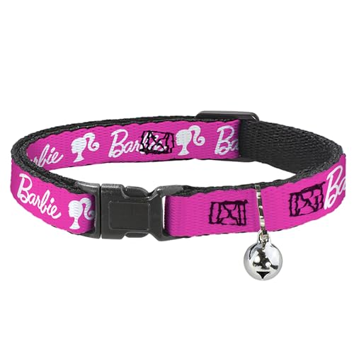 Collar de Gato Barbie Breakaway con Logotipo Script de Fácil Ajuste Rosa 2