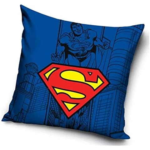 AC-Déco Superman Logo Cushion Cover 40 x 40 cm Microfibre Cover