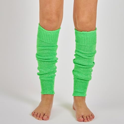 Image of Mysocks Leg Warmers Extra Soft Stylish Fancy Winter 80s Party Dance Neon Long Legwarmers for Women Girls Ladies