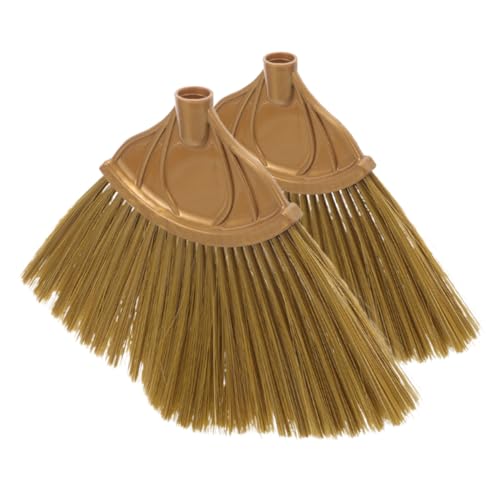 Outanaya 2piezas Cabezal De Cepillo para Barrer De Plástico para Fregona De Cabezal De Barrido para Limpieza Interior y Exterior