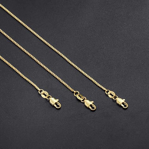 Goldegg 925 Sterling Silver 1mm Box Chain - image 5