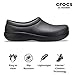 Crocs Unisex-Adult On The Clock Clog, Slip Resistant Shoes for Women and Men, Black, 11 Men/13 Women
