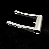 Rear Drop Lowering Link Compatible With CRF 300L & CRF300L RALLY 2021 2022 2023 2024 2025 (Silver)