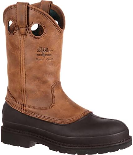 Georgia mens Boot Work industrial and construction shoes, Mississippi Brown, 7 US | Image 4