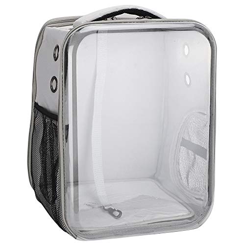 Mochila de transporte para gatos, mochila portátil e leve para animais de estimação de grande capaci