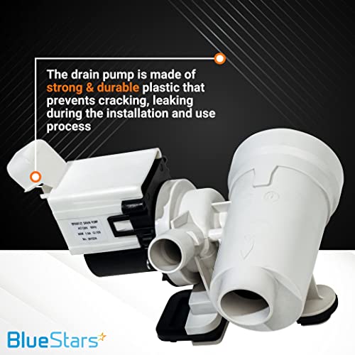 Ultra Durable W10130913 Wpw10730972 Washer Drain Pump Replacement Part By Bluestars - Exact Fit For Whirlpool Kenmore Maytag Washers - Replaces 8540024 W10730972 W10117829 W10135045 Ps1960402 #TOP4