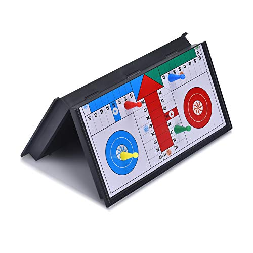 Quadpro Magnetic Ludo Board Game Set With Folding Board Classic Travel Games For Kids And Adults thumb #7