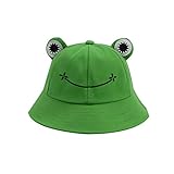 Maravillosa elección de regalo: un sombrero de rana perfecto para usted, amigos y familiares. El sombrero de pescador para mujer se puede plegar para un mejor almacenamiento en la bolsa. Gran opción de regalo.
