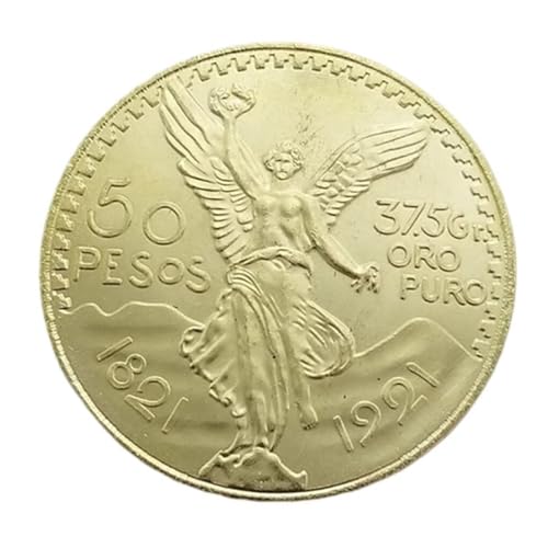 1821-1921 Centenario Mexican 50 Pesos Mexican Coin Dollar Ancient Coin Replica for Hobbies