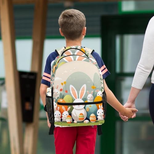 Sac à dos de grande capacité blanc multicolore et trousse d'école pour étudiant