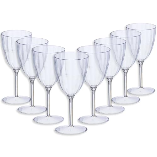Générique 8 Verres À VIN Luxe 200ML - Transparent