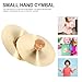 Milisten Belly Dancing Finger Cymbals 3.54 Inch Copper Mini Hand Percussion Instrument for Kids Musical Performance and Dance Practice Pair