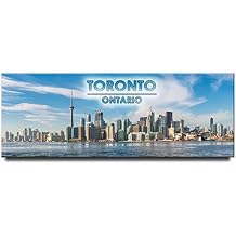 Toronto Panoramic Fridge Magnet Ontario Travel Souvenir Canada
