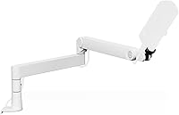 Vista 1 de Elgato Wave Mic Arm Pro White - 360° Rotatable Low Profile Gas Spring Microphone Arm, Works Mics/Shure SM7B/HyperX QuadCast/Rode/Blue Yeti & More