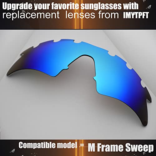 Objectifs M Frame Sweep ventilé bleu vert pour lunettes Oakley de taille unique