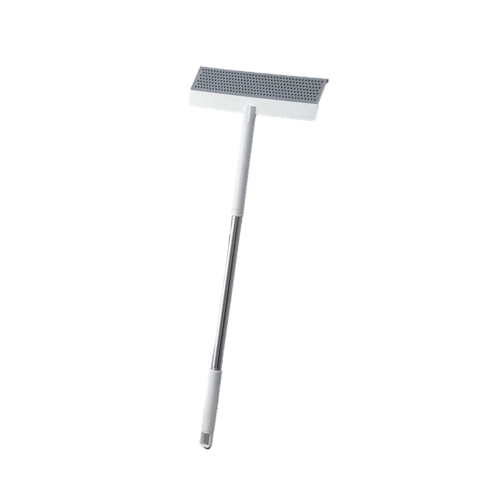 Rasquetas para Ducha, Escobilla de Goma Doble Cara Acero Inoxidable Gris for Limpieza duchas y Ventanas