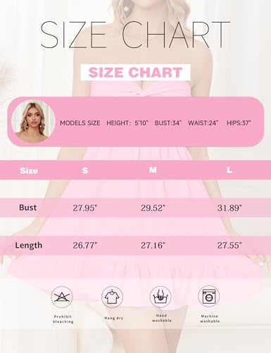 Image of Meladyan Women's Twist Knot Bandeau Tube Dress Solid Strapless Backless Mini Dresses Summer Hollow Ruffle Beach Dress