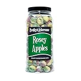 Rosey Apples Sweets - (620g) Original Retro Boiled Rosey Apples Sweets Gift Jar By Bentley & Ackerman's Sweet Shop. - Image 1