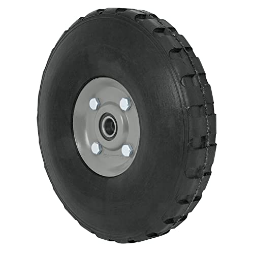 Consejos y reviews para comprar Ruedas para carretillas del mes. 34 Pretul RD-102, Rueda de hule sólido 10' para diablo doble balero, 1 pieza
