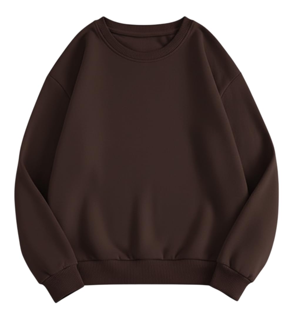 LEOTUDE Women Winter Sweatshirt | Premium Loopknit Fleece Fabric | Full Sleeve Warm Pullover for Daily & Casual Wear for Girls & Women-picture-11