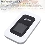 H806S Mobile Wi -Fi Hotspot, 4G 5G LTE Portable WiFi Router 300 Mbps z Gniazdem Karty SIM, Obsługa 10 urządzeń, dla Obozowiczów, Samochodów Samochodowych i Podróży