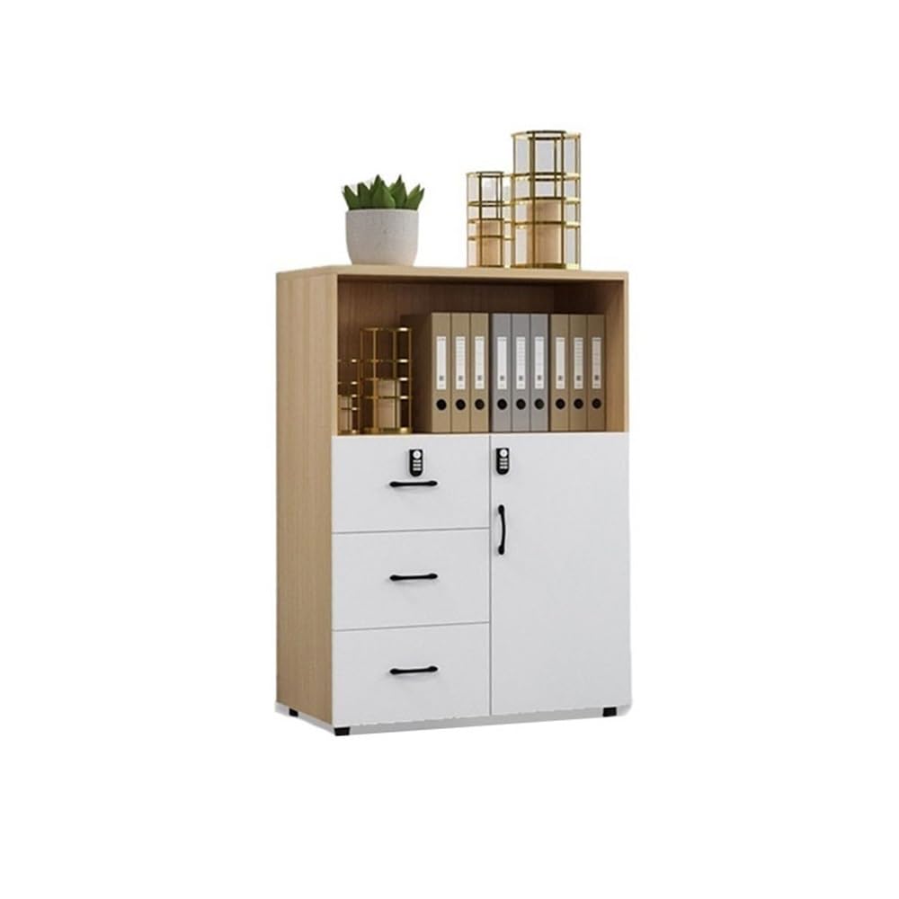Aioneer File Cabinet Filing Cabinet Short Cabinet Printer Cabinet Office Organizer Filing Cabinet Partition Storage Cabinet Locking Drawer Cabinet Filing Cabinet-Bruin