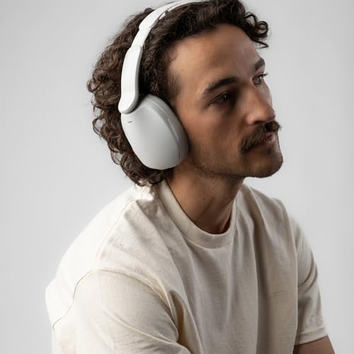 Skullcandy Hesh 360 Wireless Over-Ear Bluetooth Headphones, Up to 100 Hours Battery, Noise Isolating Fit, Flat-Folding Collapsible Design, Microphone iPhone Android - Bone by Skullcandy - Used condition - Image 4