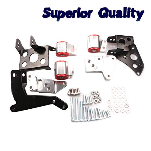 ADVANCE IGNITION Engine Swap Mount Bracket New Compatible with Honda 96-00 Civic K Series K20 K24 EK Chassis 1996 1997 1998 1999 2000