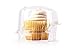 Individual Plastic Cupcake Boxes | Set of 48 Clear Plastic Dome Single Compartment Cupcake Holders With Improved Closing Mechanism …