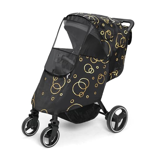 Universal Stroller Rain Cover,Rain Cover for Stroller, Pure Cotton Thickened ...
