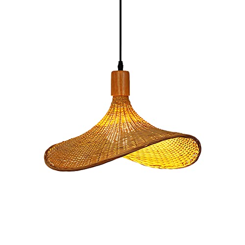 Lampe suspendue de table à manger en rotin pour illuminer vos repas conviviaux