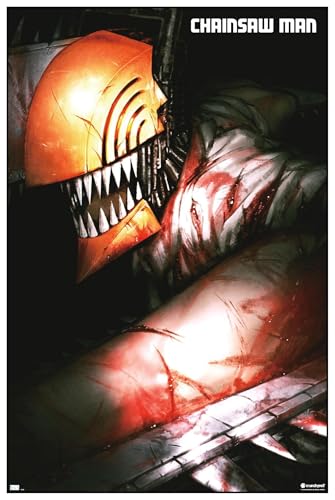 Trends International Chainsaw Man - Teaser Key Art Wall Poster, 34L x 22.4W, Premium Unframed Version